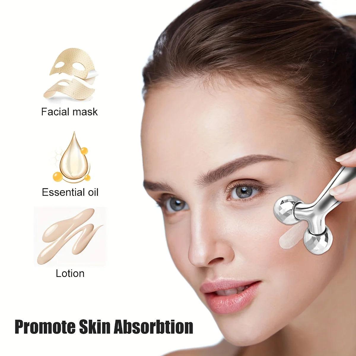Rolo de Massagem Facial Lumiva™ - Lumiva™